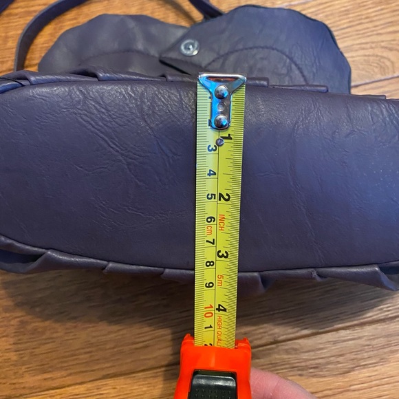 Purple Purse With Flower Detail - Picture 8 of 8